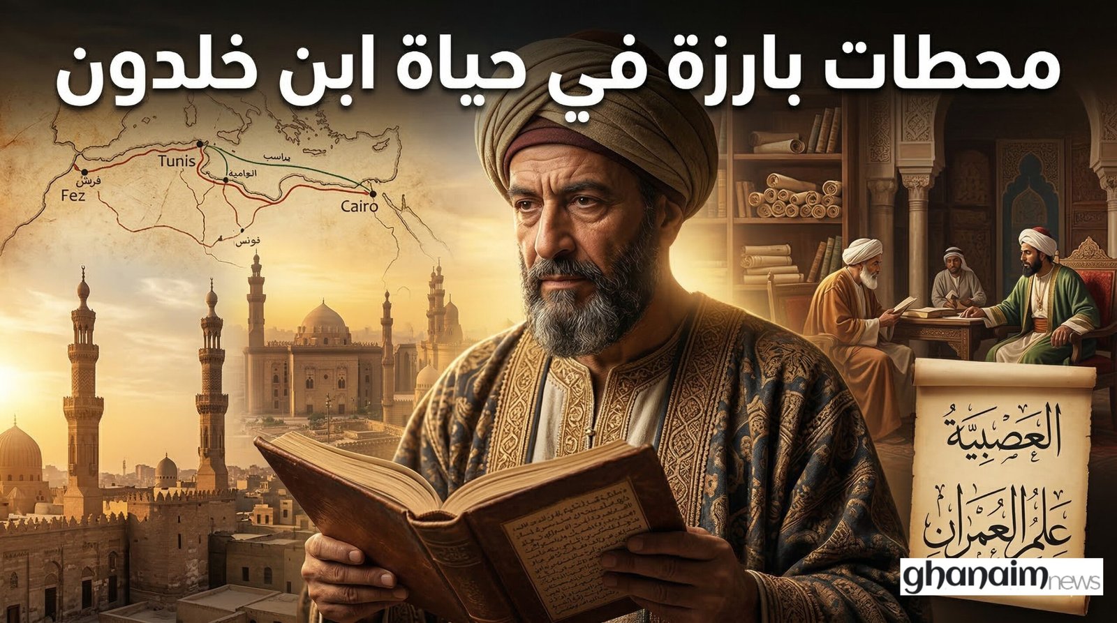 محطات بارزة في حياة ابن خلدون