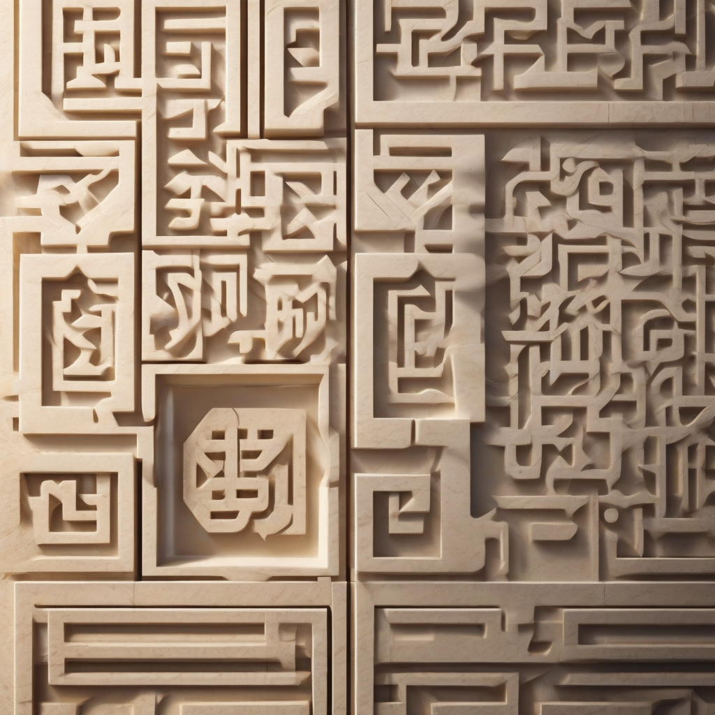 سحر الخط الكوفي الهندسي المربع: بين أصالة العمارة الإسلامية وعصرية التصميم الجرافيكي